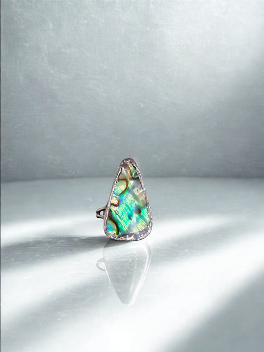 Abalone Shell Ring