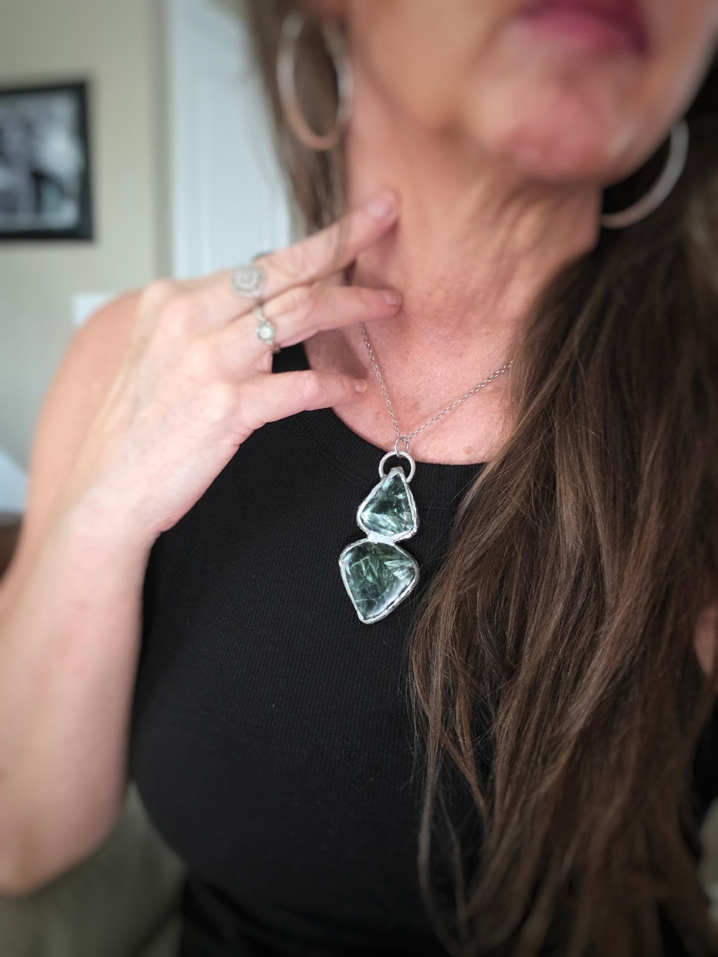 Seraphinite Pendant