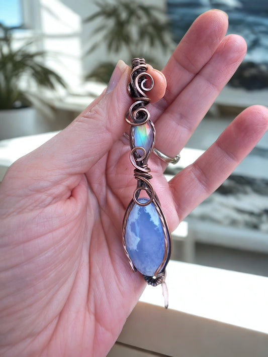 Aurora Sky Agate / Aurora Opal Doublet
