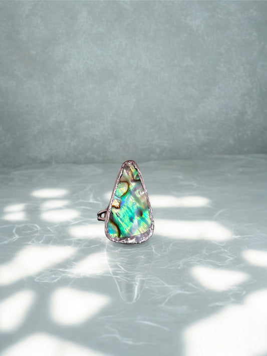 Abalone Shell Ring