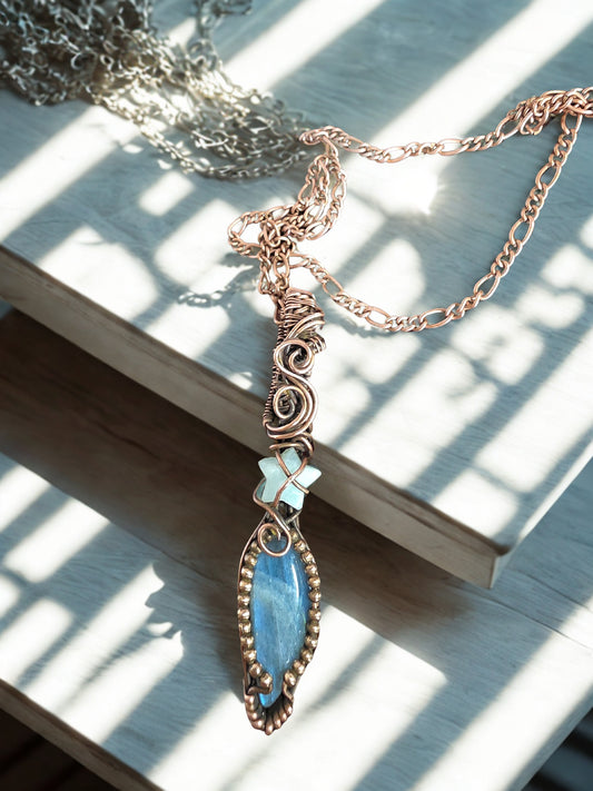 Labradorite/ Moonstone Pendant