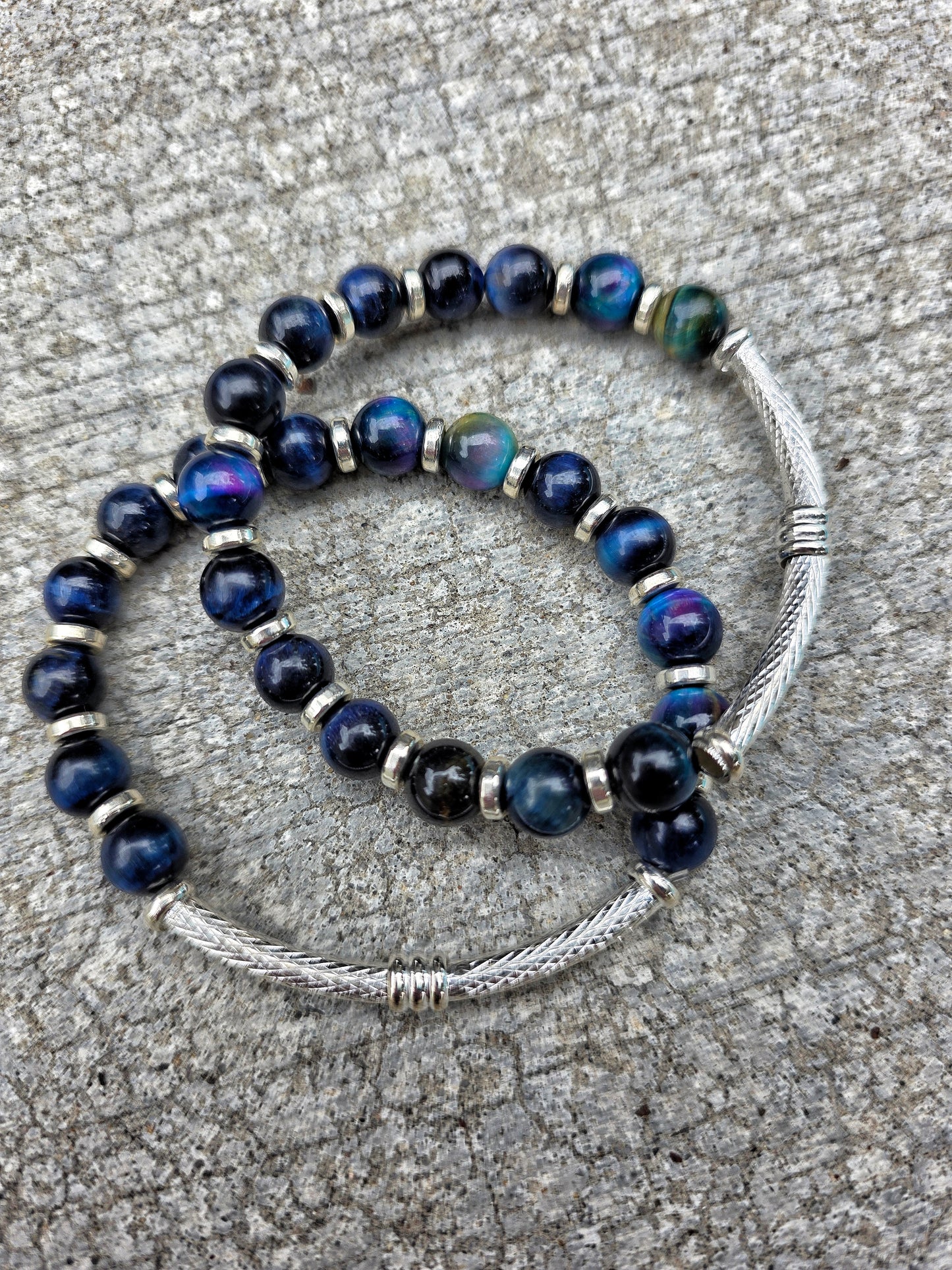Galaxy Tiger's Eye stretch bracelet