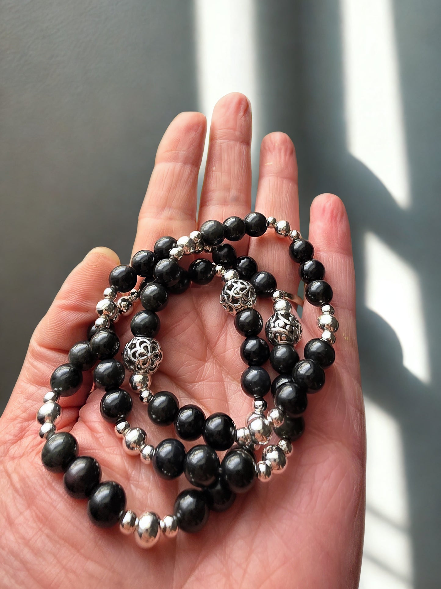 Rainbow Obsidian bracelet