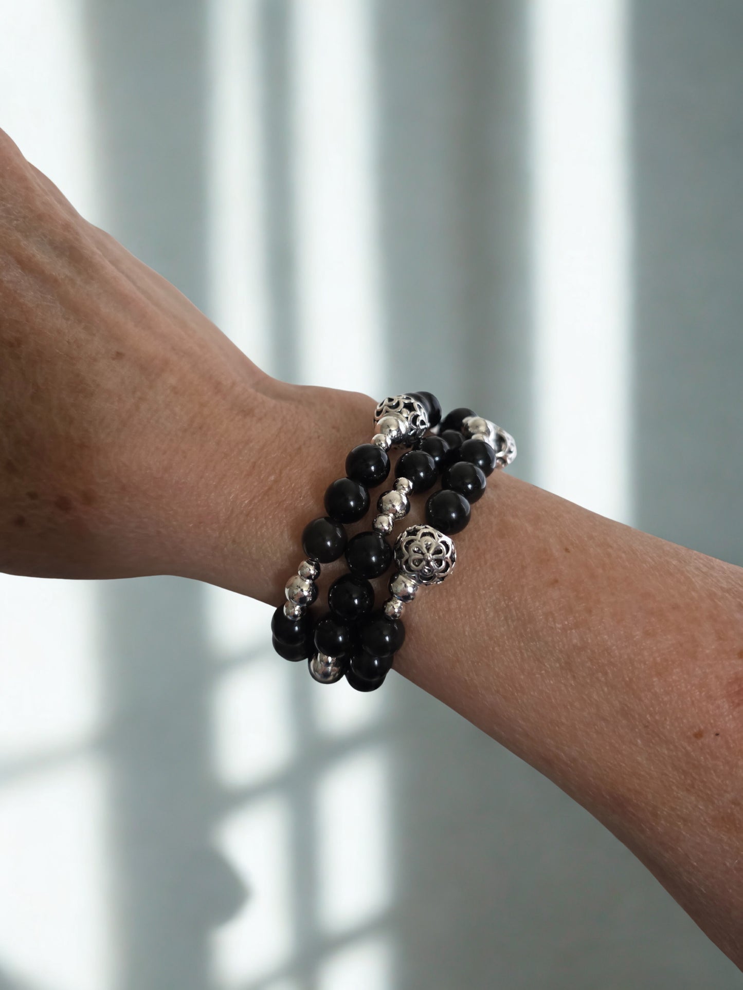 Rainbow Obsidian bracelet