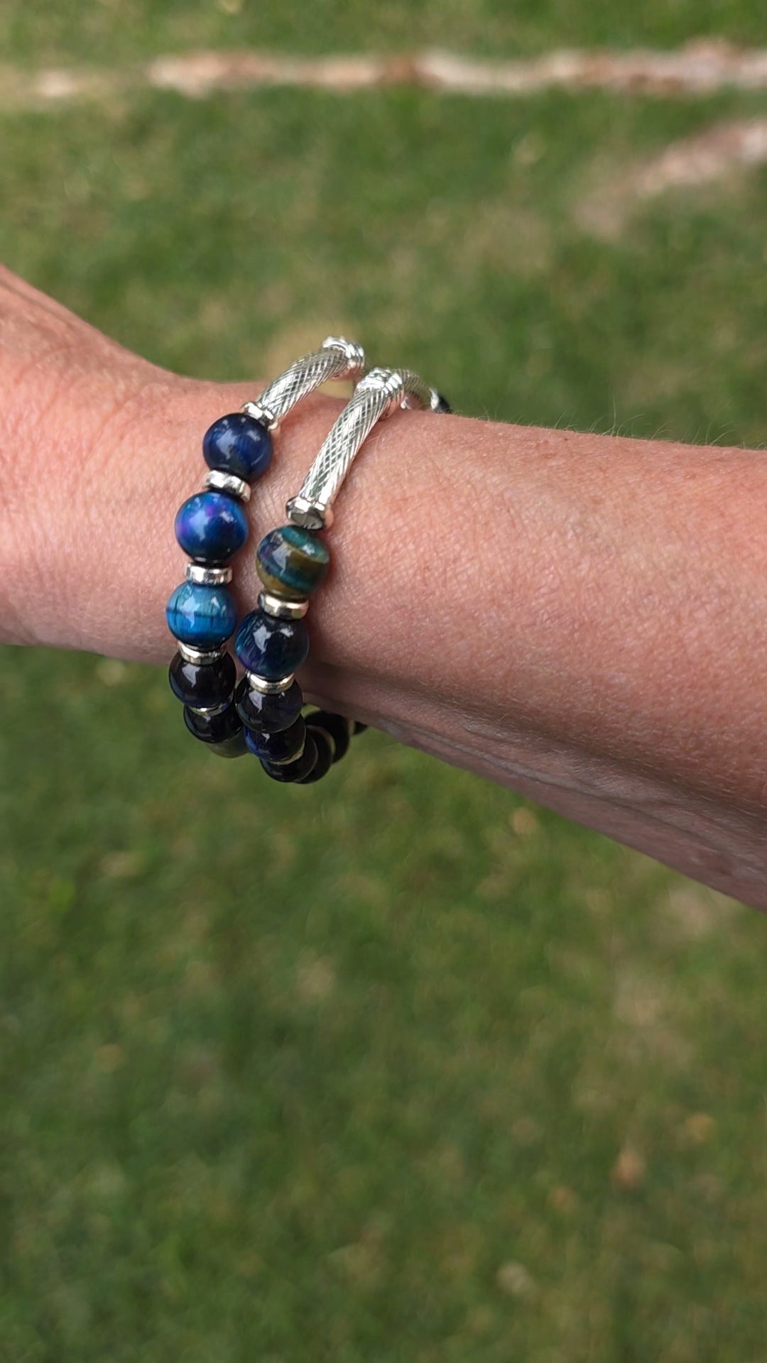 Galaxy Tiger's Eye stretch bracelet
